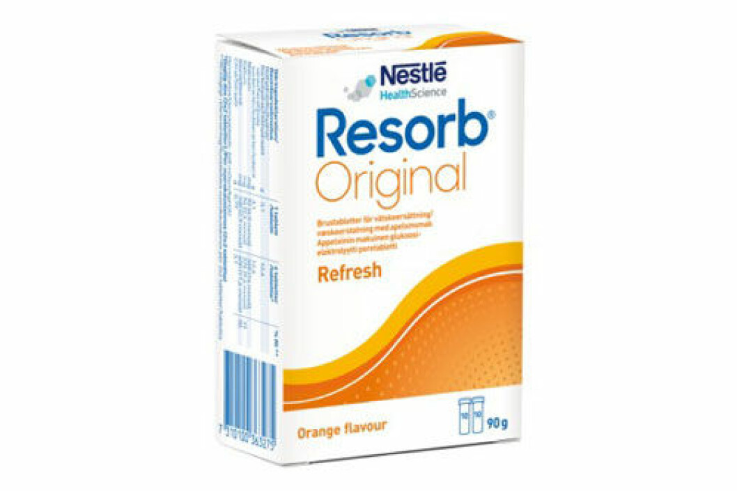 Vätskeersättning från Resorb.