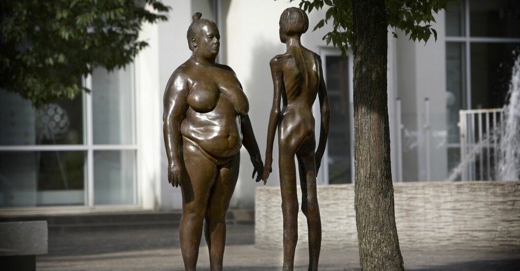 Konstverket Jag tänker på mej själv av Marie-Louise de Geer finns att se i Växjö. Konstverket Jag tänker på mej själv av Marie-Louise de Geer.
