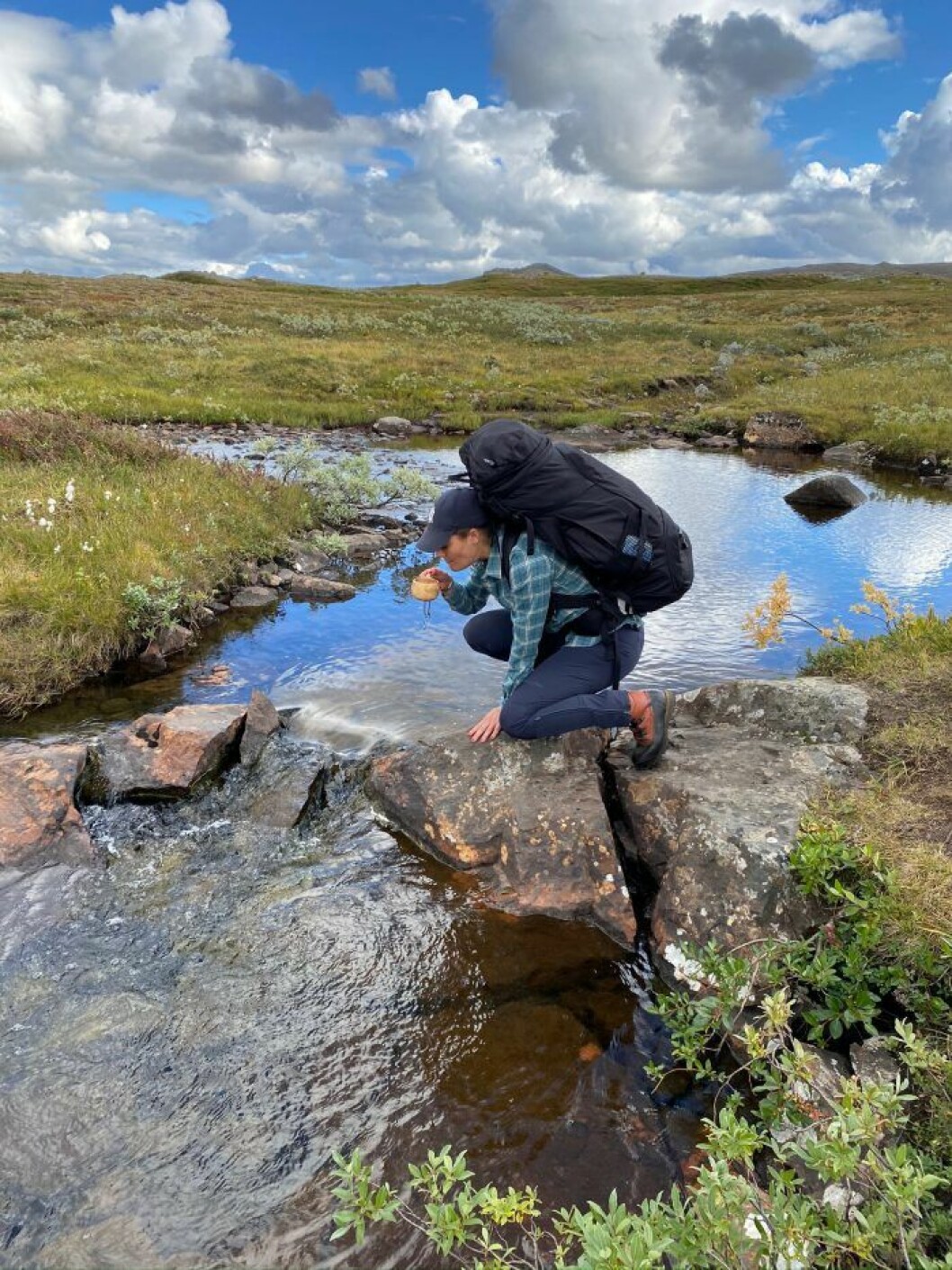 Kronprinsessan i skjorta från Fjällräven. Victoria