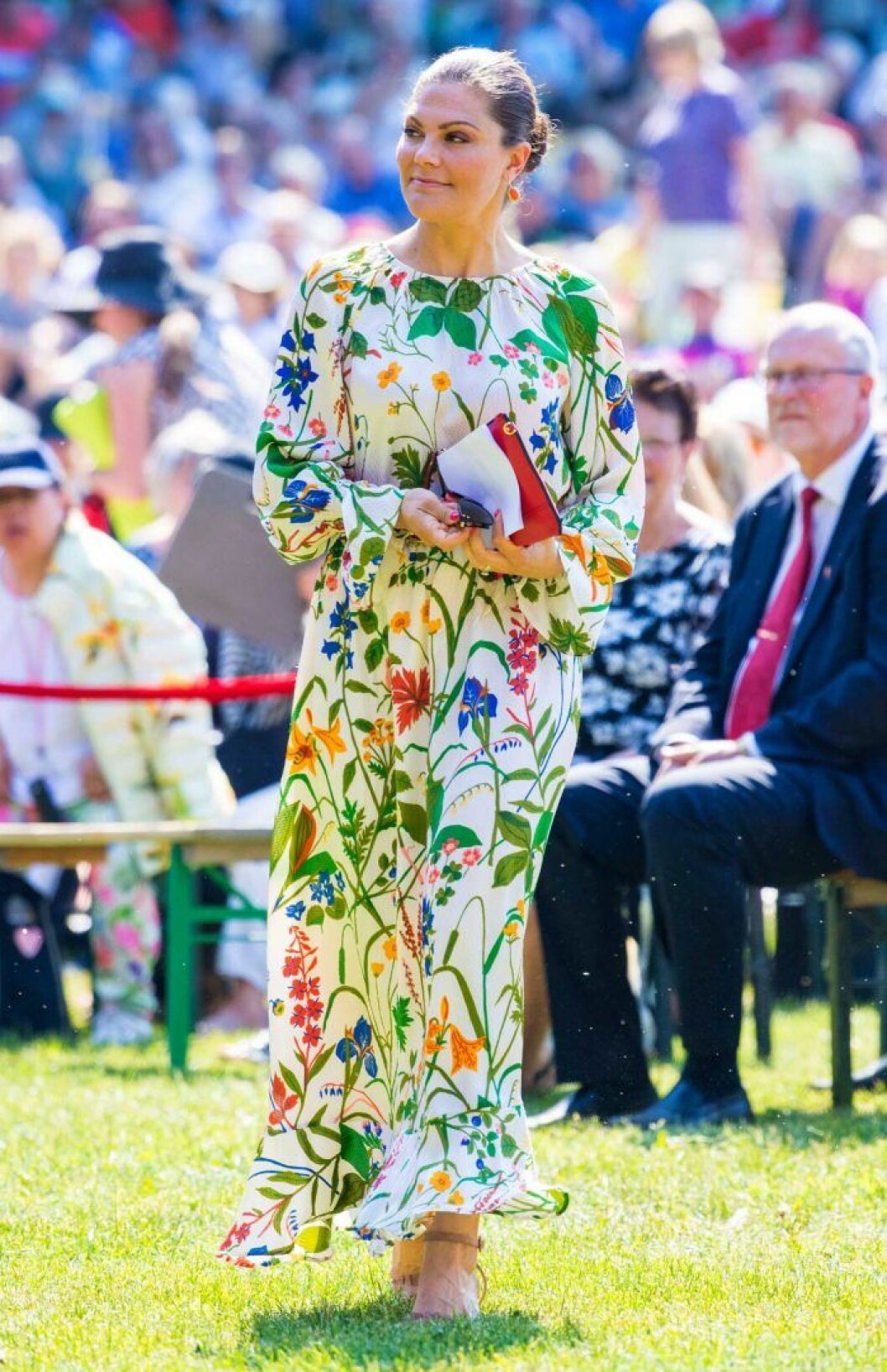 Kronprinsessan Victoria iförd Rodebjer. Victoria i Rodebjer