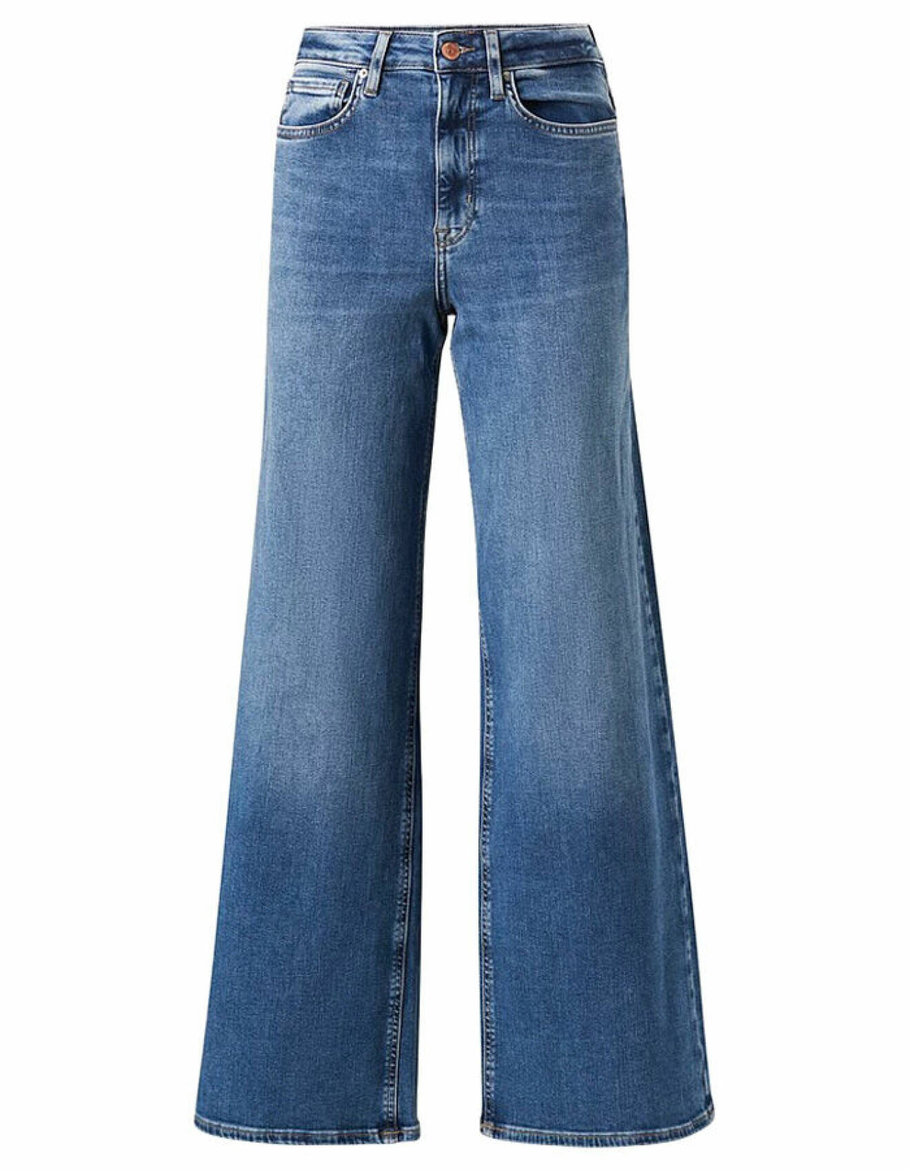 vida jeans med hög midja för dam från only