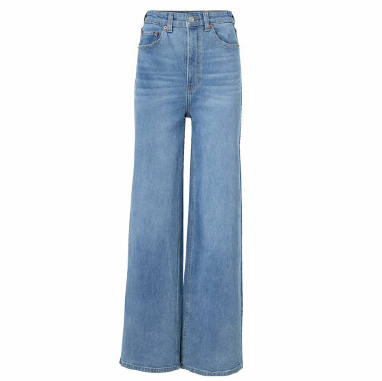 Vida jeans i en klassisk blå nyans från Ellos