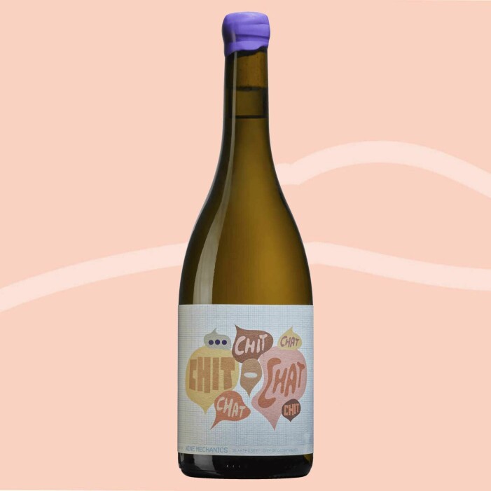 Närodlat vin som tillverkas i Sverige. Gott närodlat vin, Chit-Chat Chenin 2020.