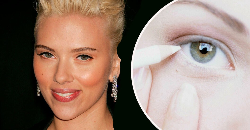 Vit eyeliner är modernt igen
