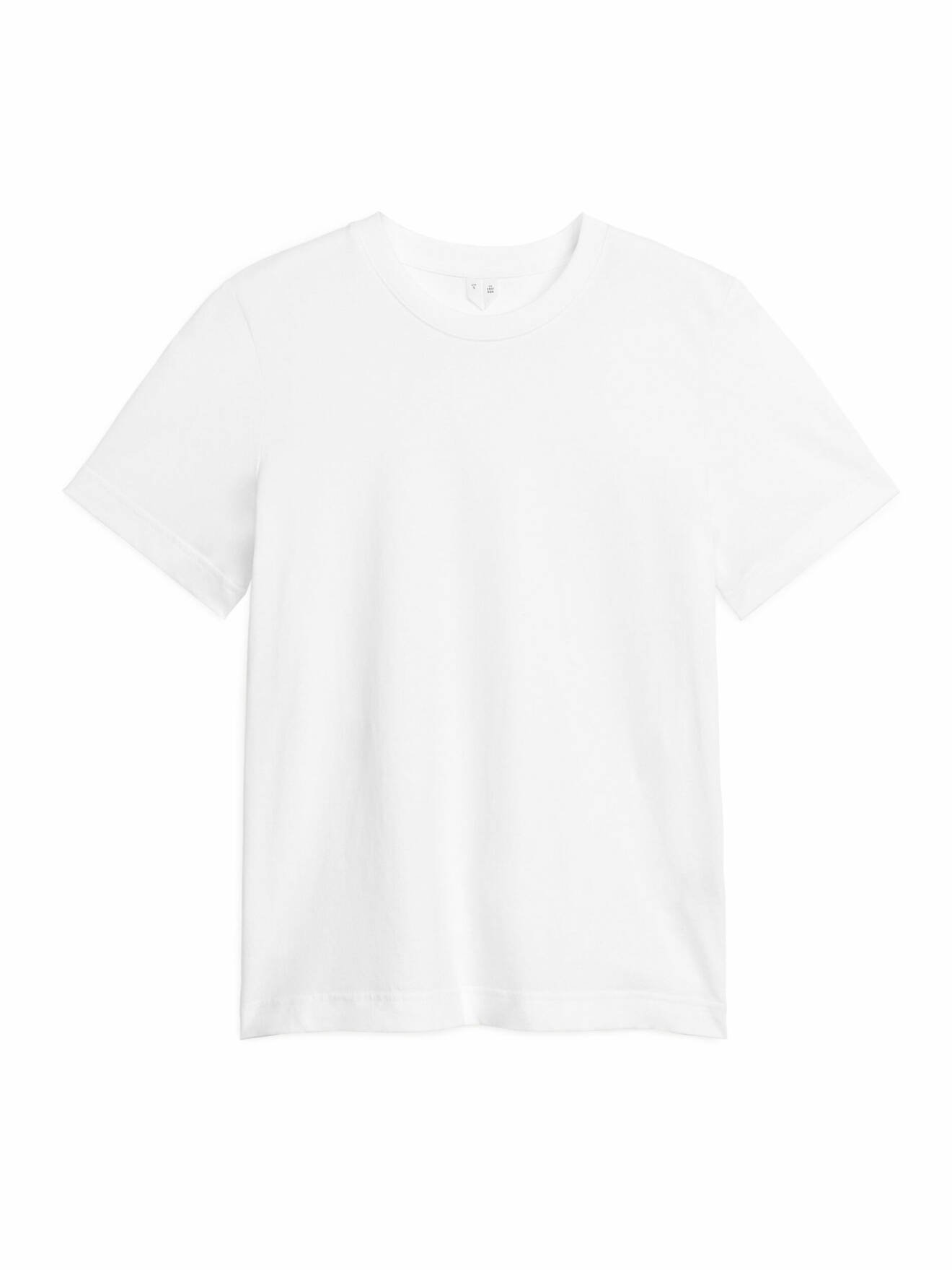 vit t-shirt till basgarderoben för dam från arket
