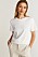 vit t-shirt i bomull för dam från stockh lm studio