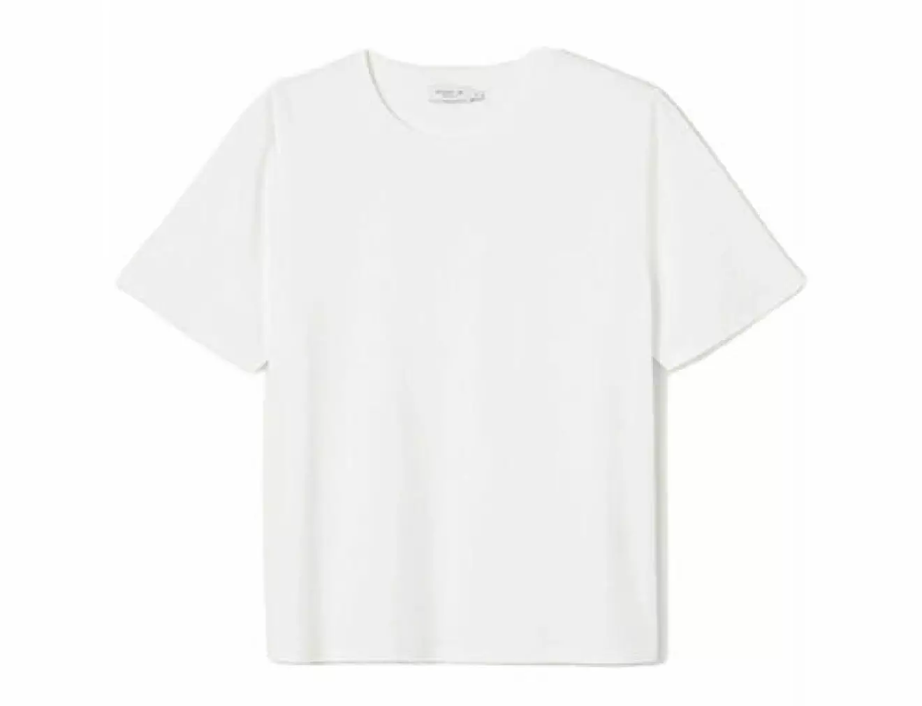 vit t-shirt med rund hals för dam från stockh lm studio