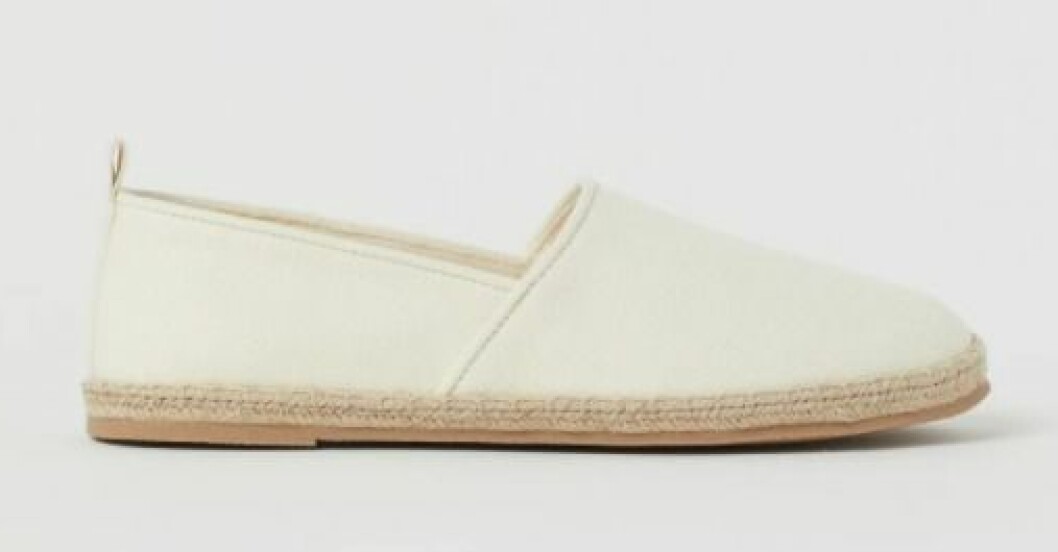 vita espadriller från H&amp;M