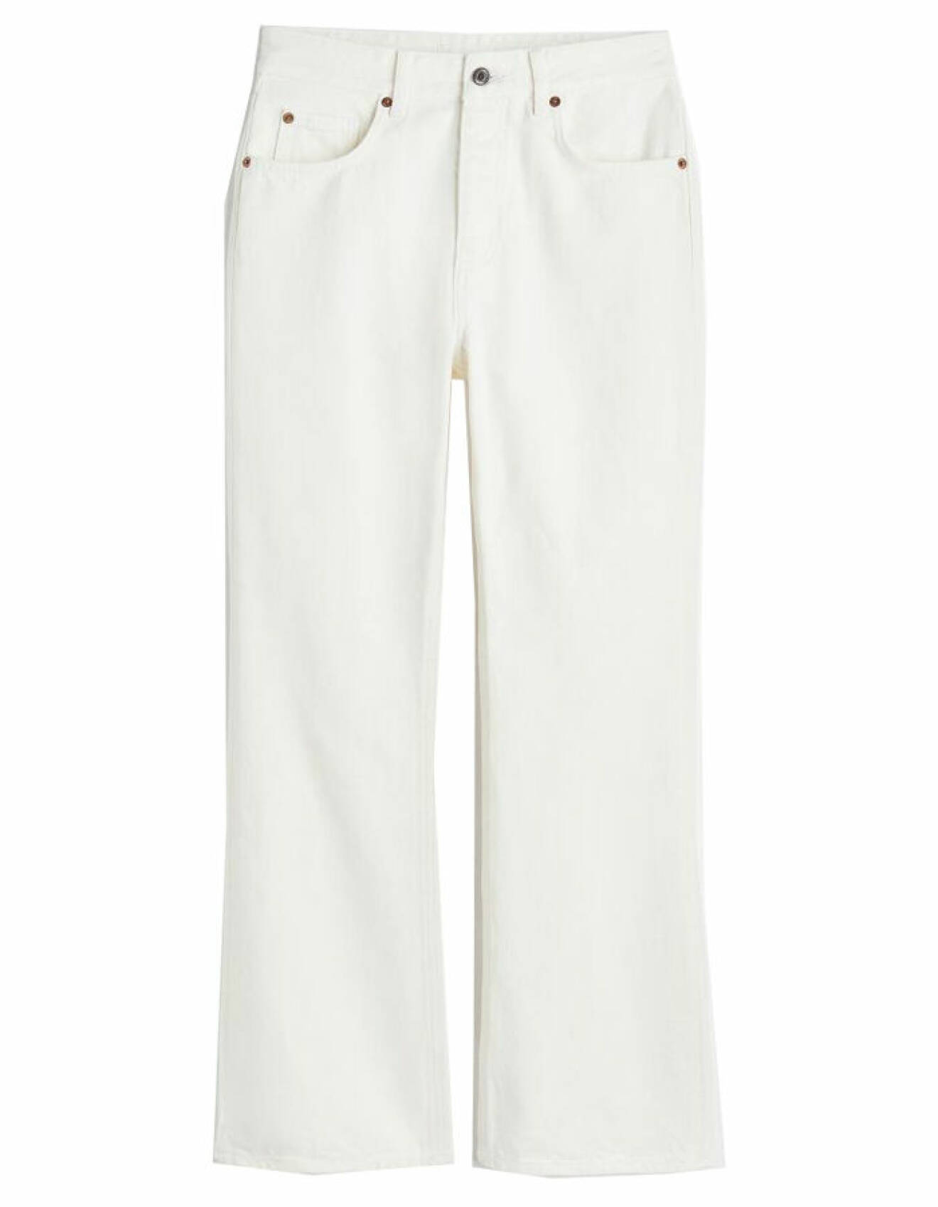 vita jeans från H&amp;M för dam våren 2022