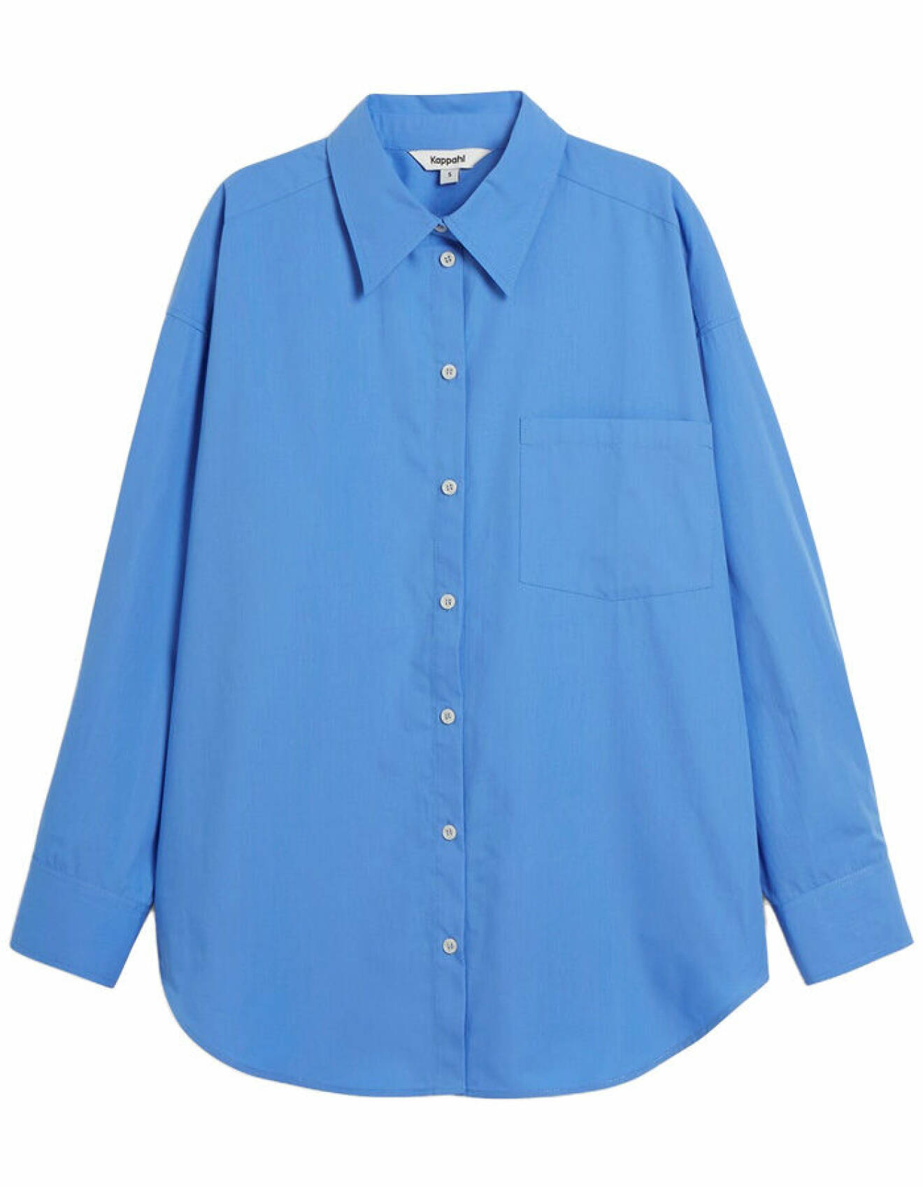blå skjorta för dam från kappahl