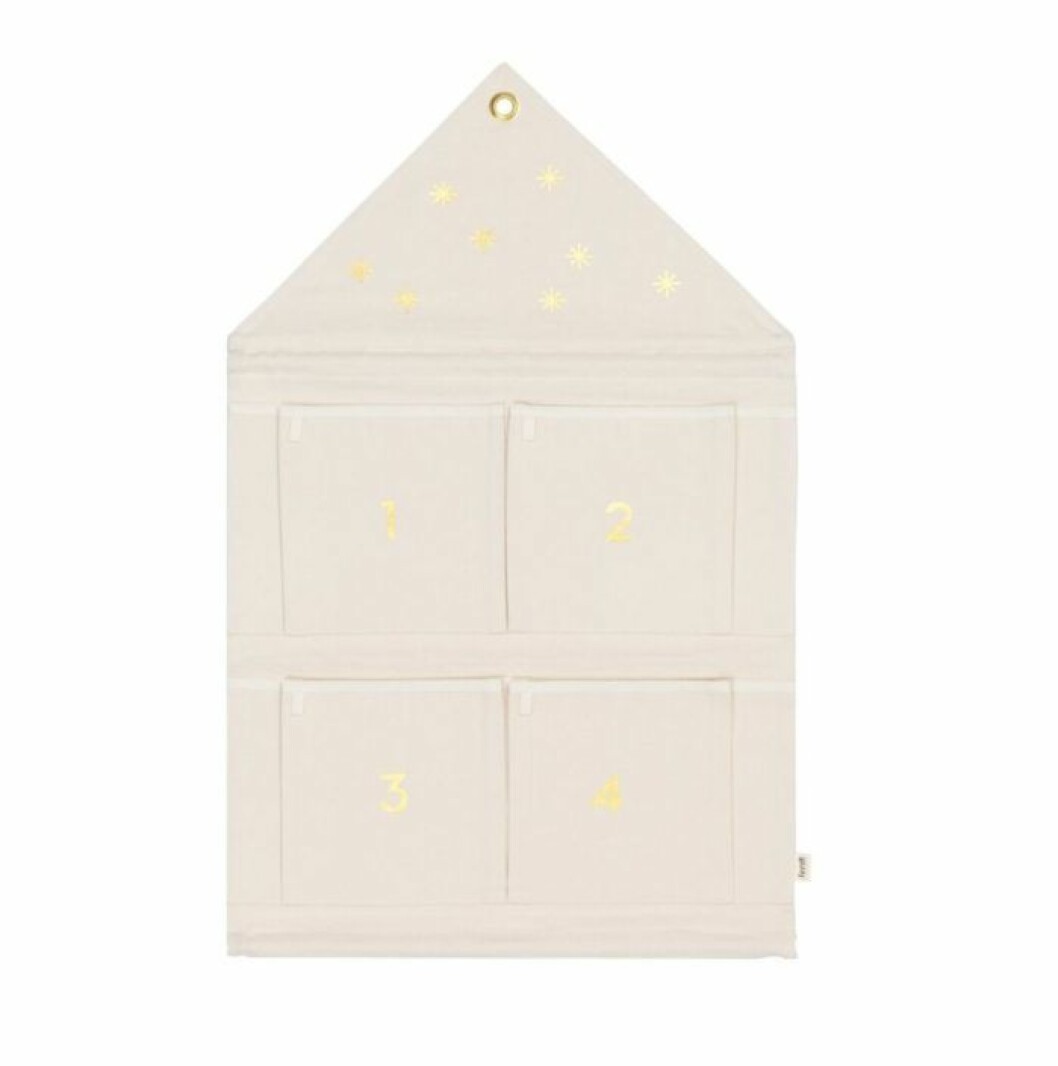 Adventskalender vitt hus