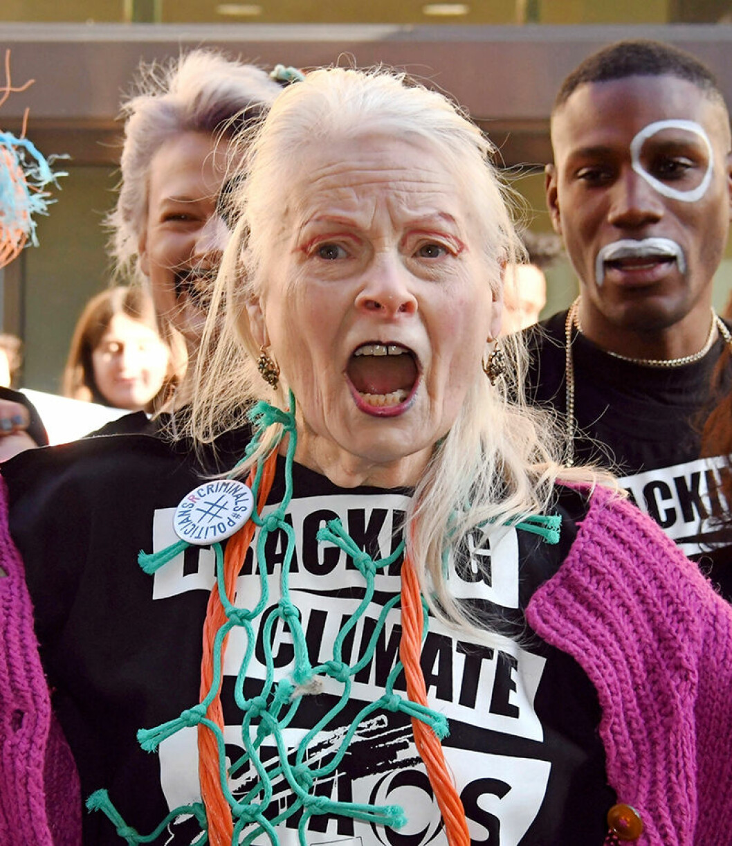 vivienne westwood protesterar mot fracking