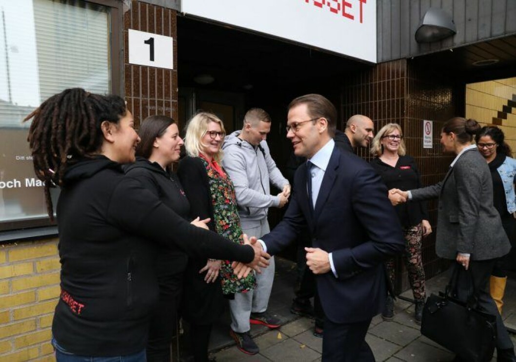 Ett viktigt besök för Fryshusets verksamhet. Kronprinsessan Victoria och prins Daniel besökte Fryshuset i Malmö.
