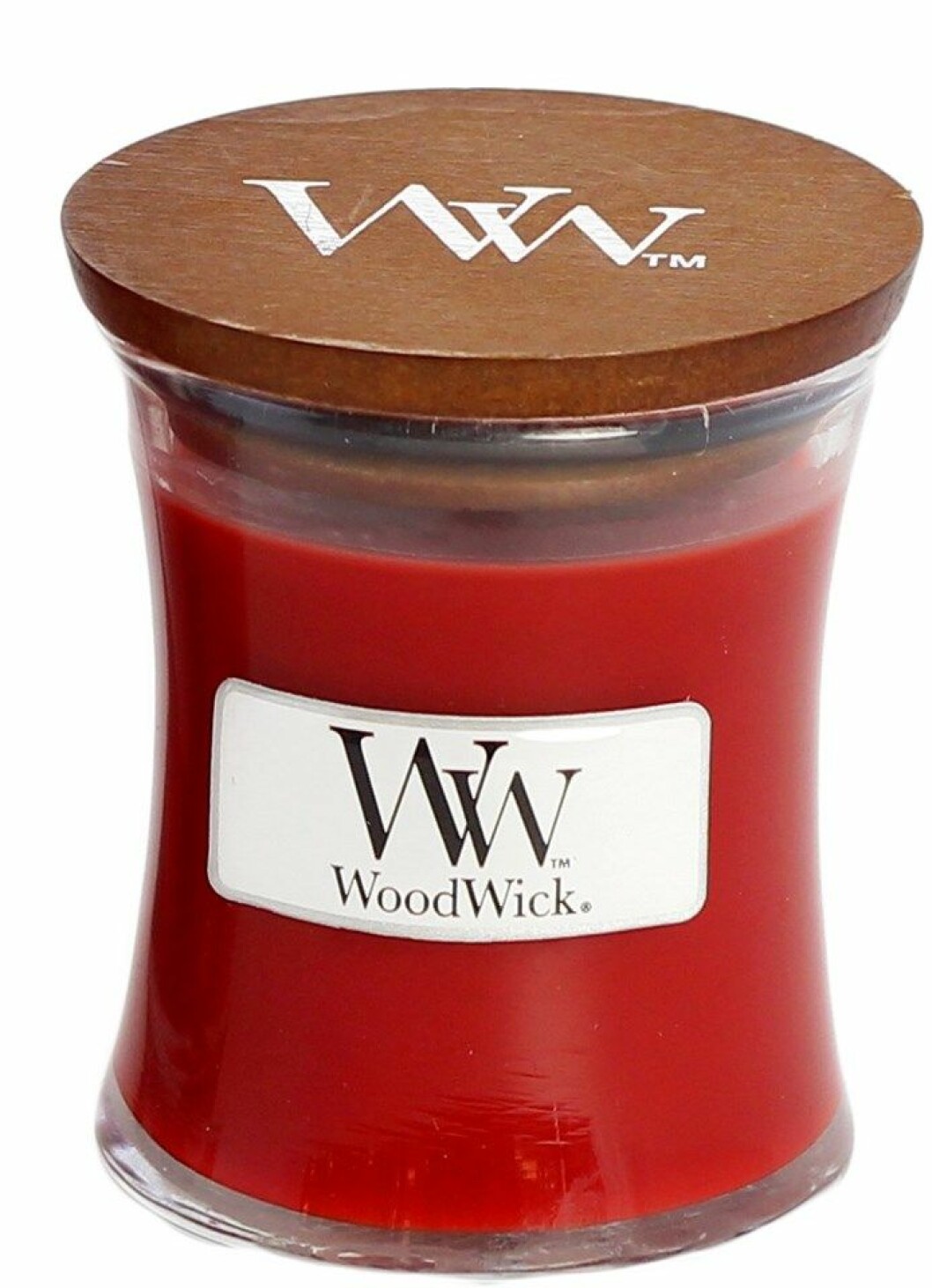 Doftljus från Woodwick med doft av jul