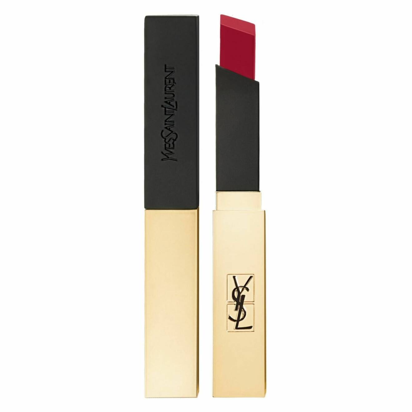 Yves Saint Laurents eleganta röda läppar med The Slim