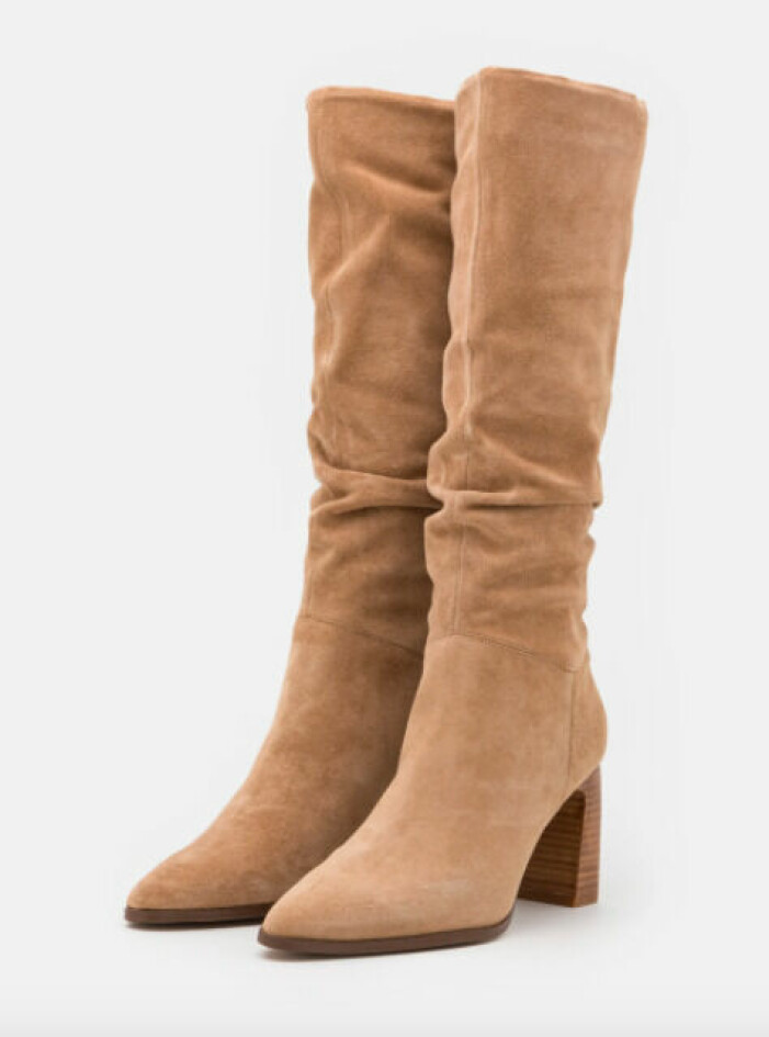 Boots, Anna Field/Zalando.se Bruna mockaboots, knähöga med spetsig tå och klack. Boots från Anna Field/Zalando.se