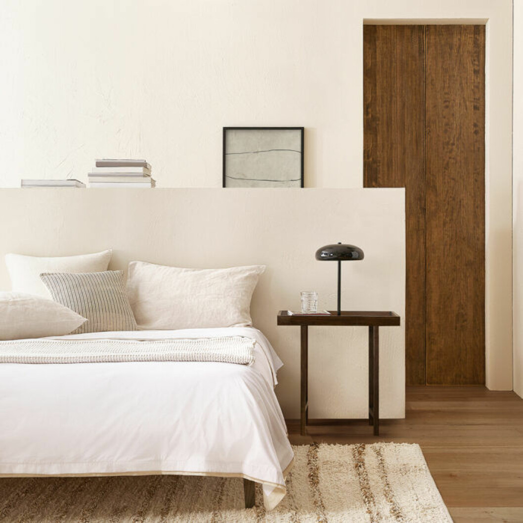 Enkelt och tidlöst sovrum hos Zara home
