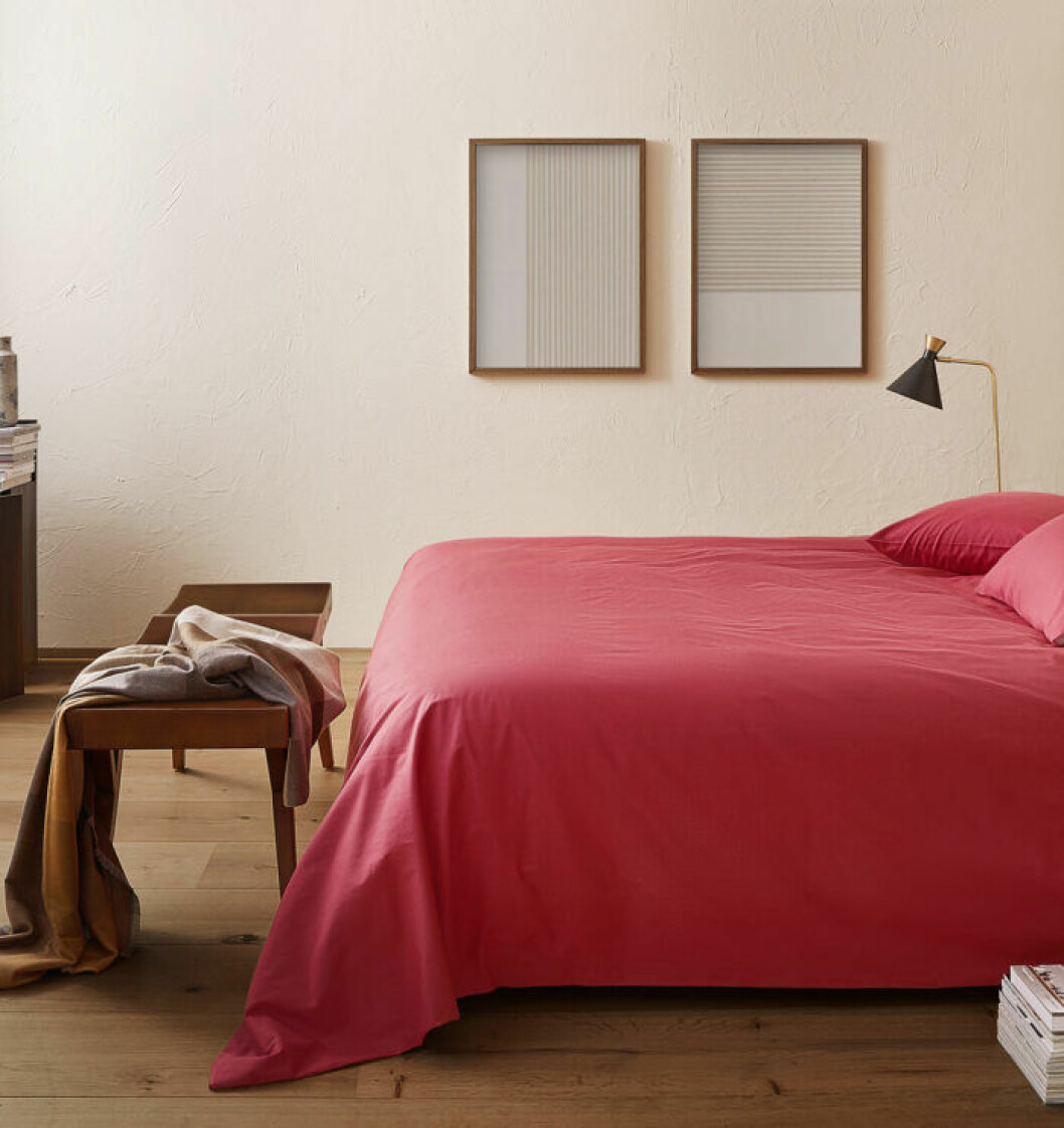 Rött överkast från Zara home