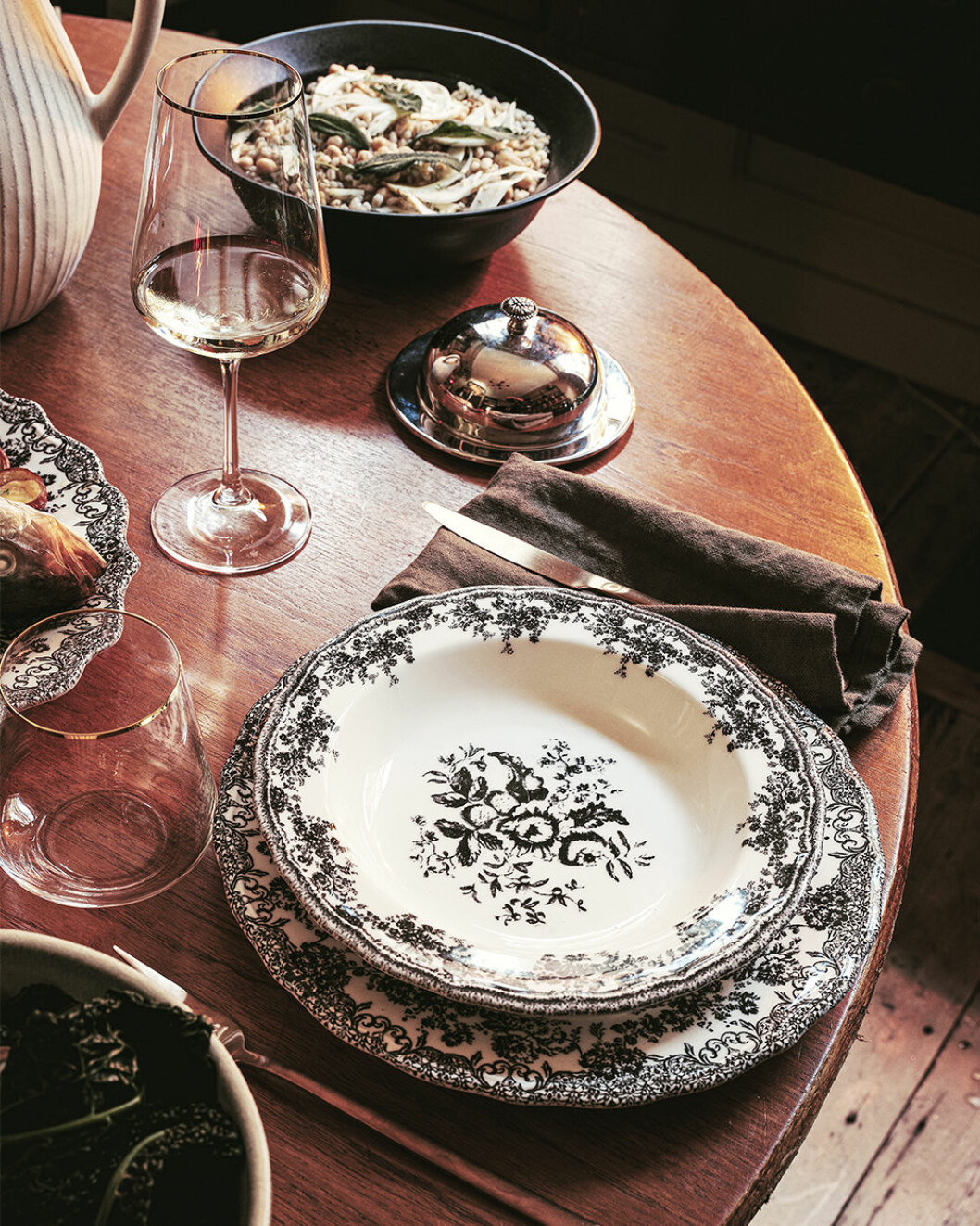 Vintageinspirerad dukning hos Zara Home