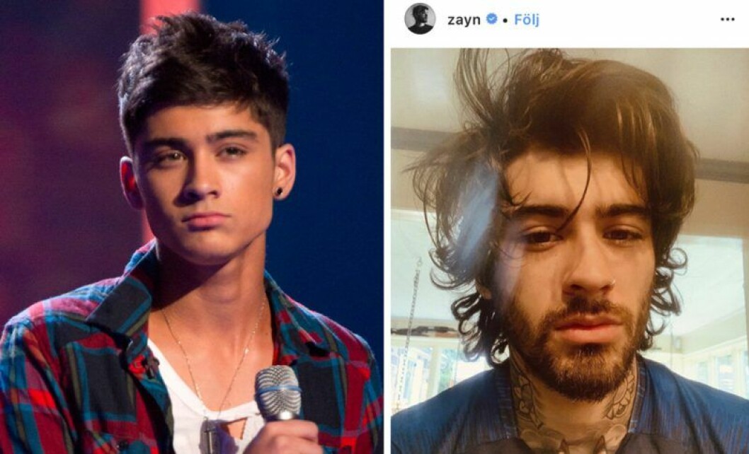 Zayn Malik 2010 vs idag. Zayn Malik 2010