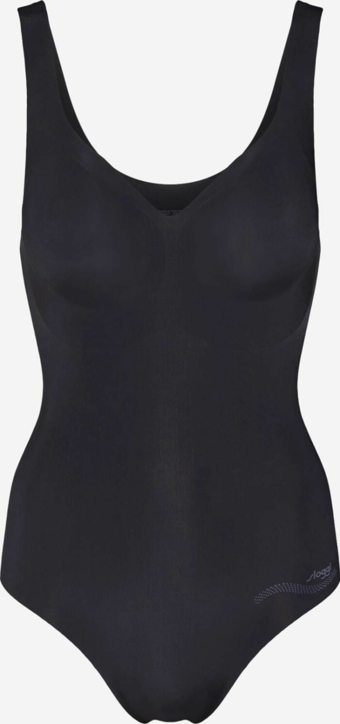 Svart bekväm body med push up